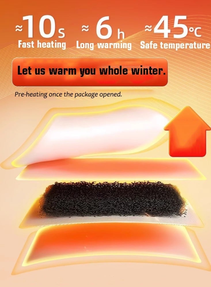 Hand Warmer Wearable - Warmers 5 Packs Heated Gloves for Men Women, Heating Steam Gloves, Disposable Self Heating Gloves - Image 3